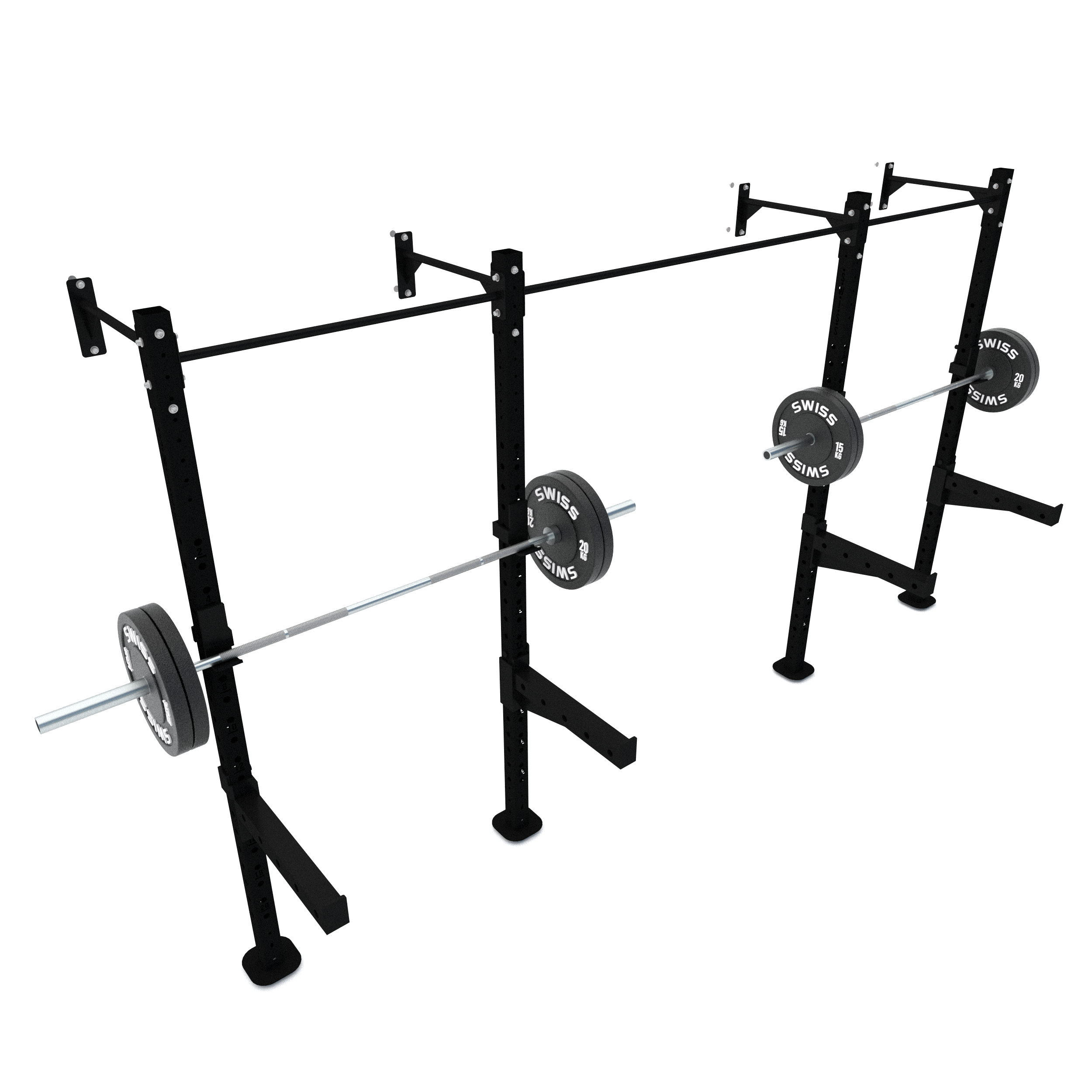 2 Bay Wm Black Black Plates