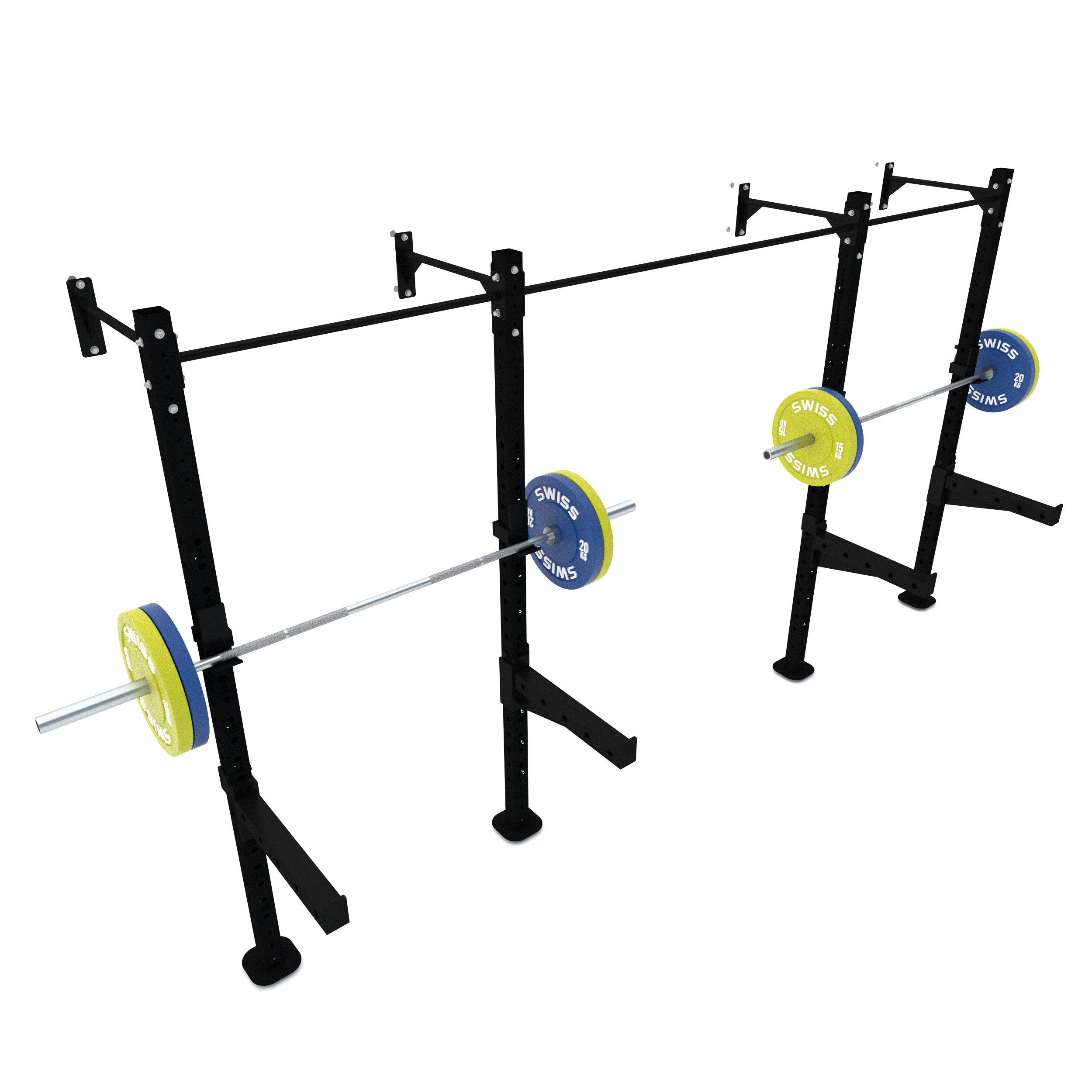 2 Bay Wm Black Coloured Plates