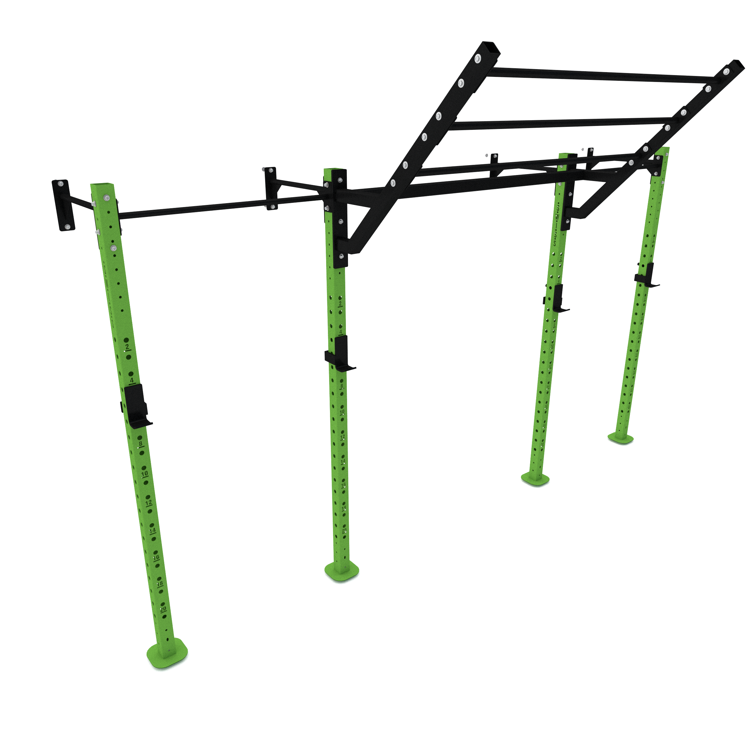 2 Bay Wm Winged Green