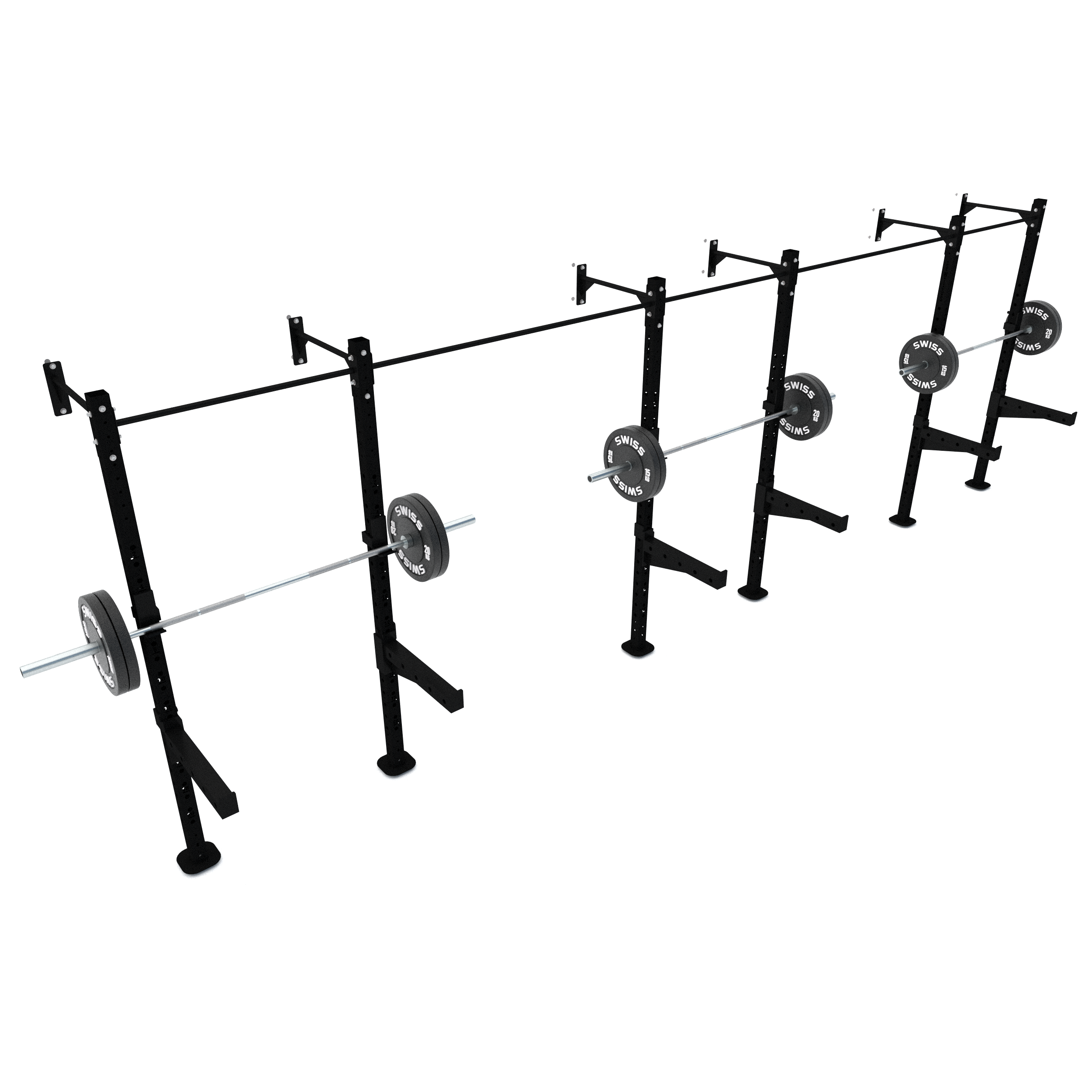 3 Bay Wm Black Black Plates