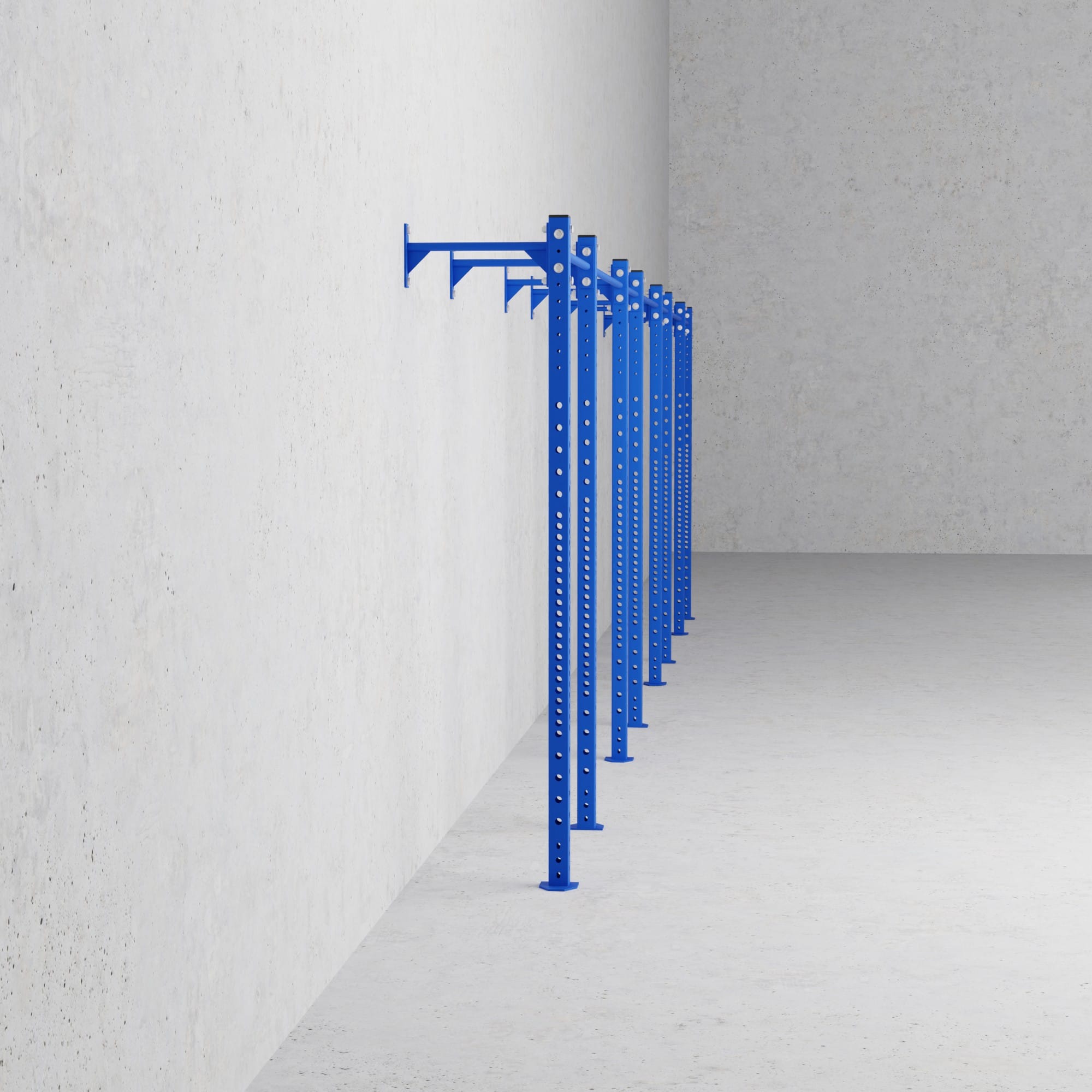 4 Bay Wall Mounted Blue 1