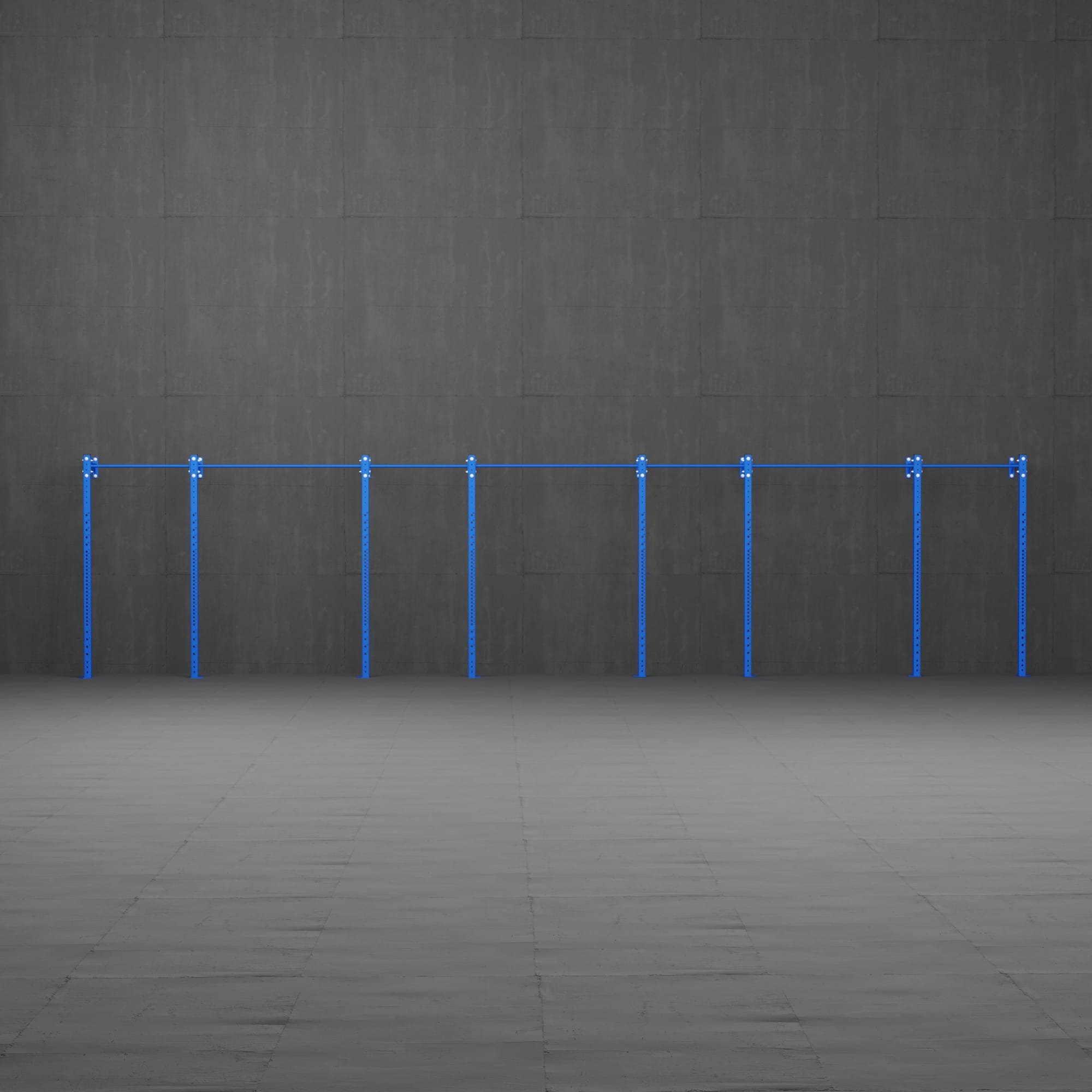 4 Bay Wall Mounted Blue 5