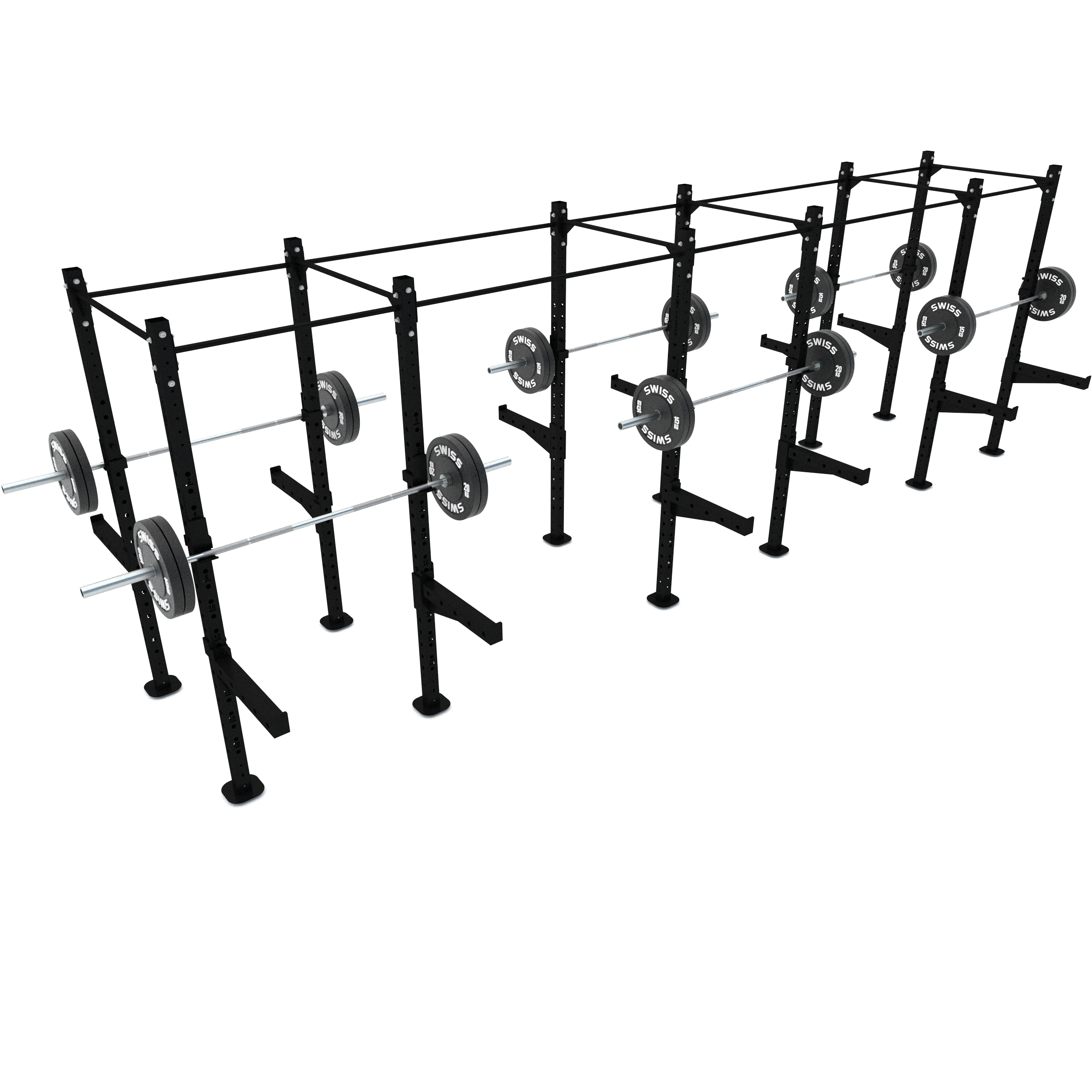6 Bay Fs Black Black Plates
