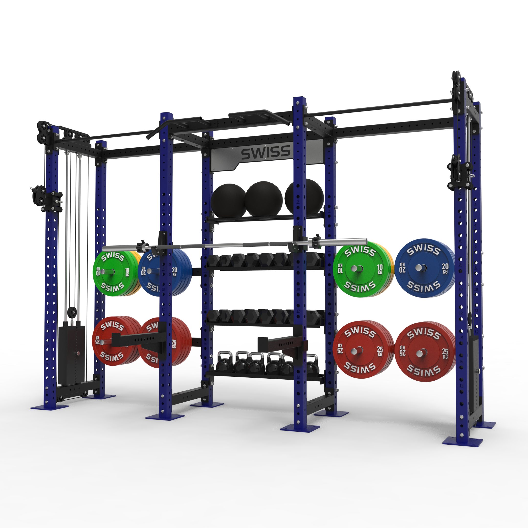 Swiss 1 Double Side Storage Blue.838