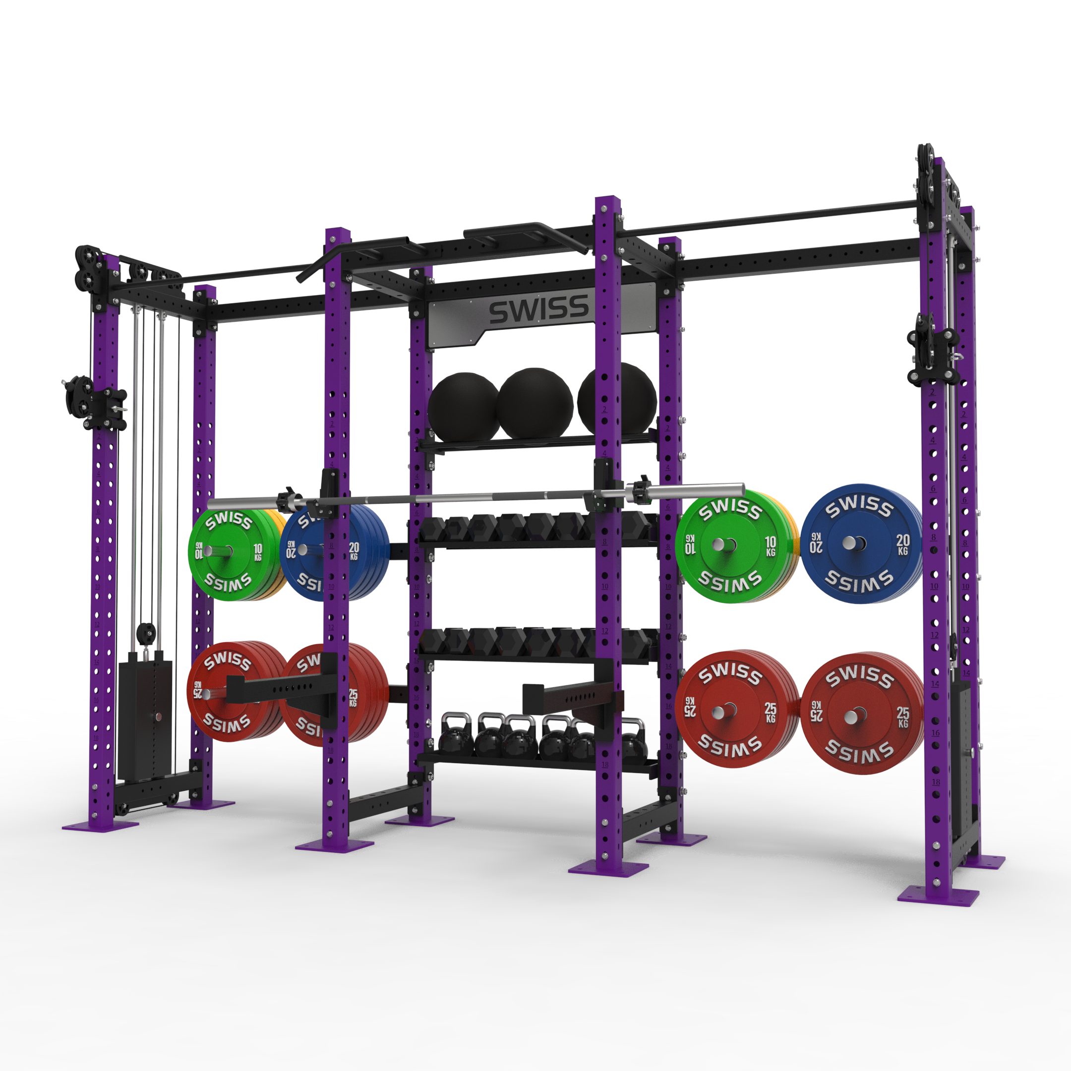 Swiss 1 Double Side Storage Purple.846