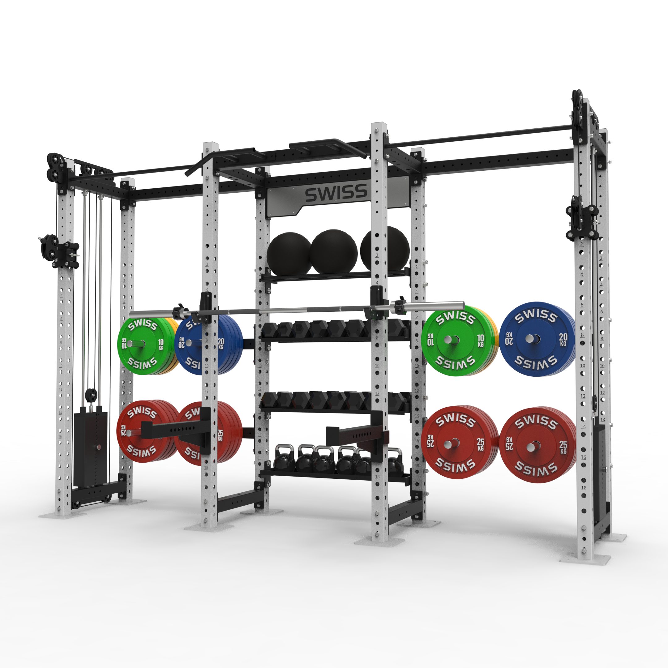Swiss 1 Double Side Storage White.854