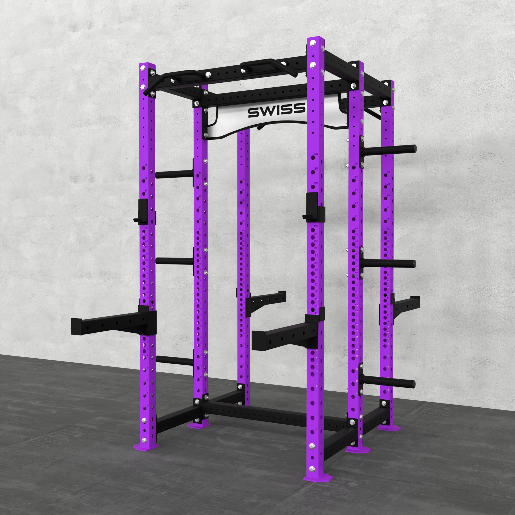 Double Half Rack Purple