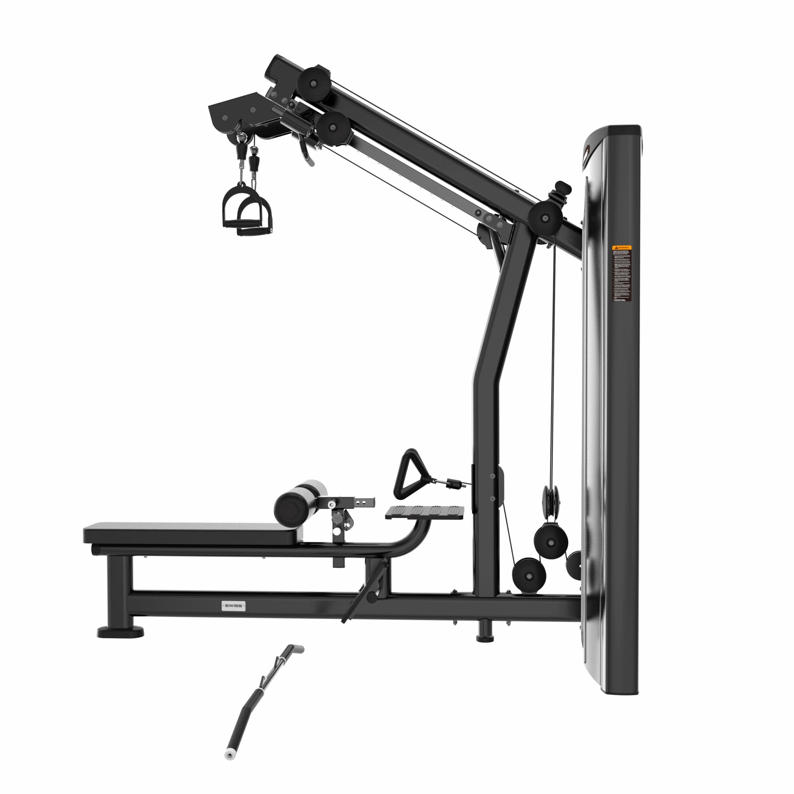 Lat Pull Low Row Side
